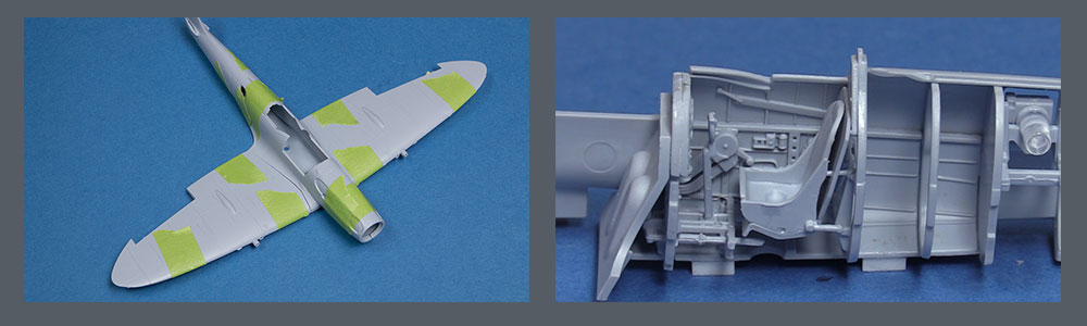 Airfix Spitfire Mk XIV construction